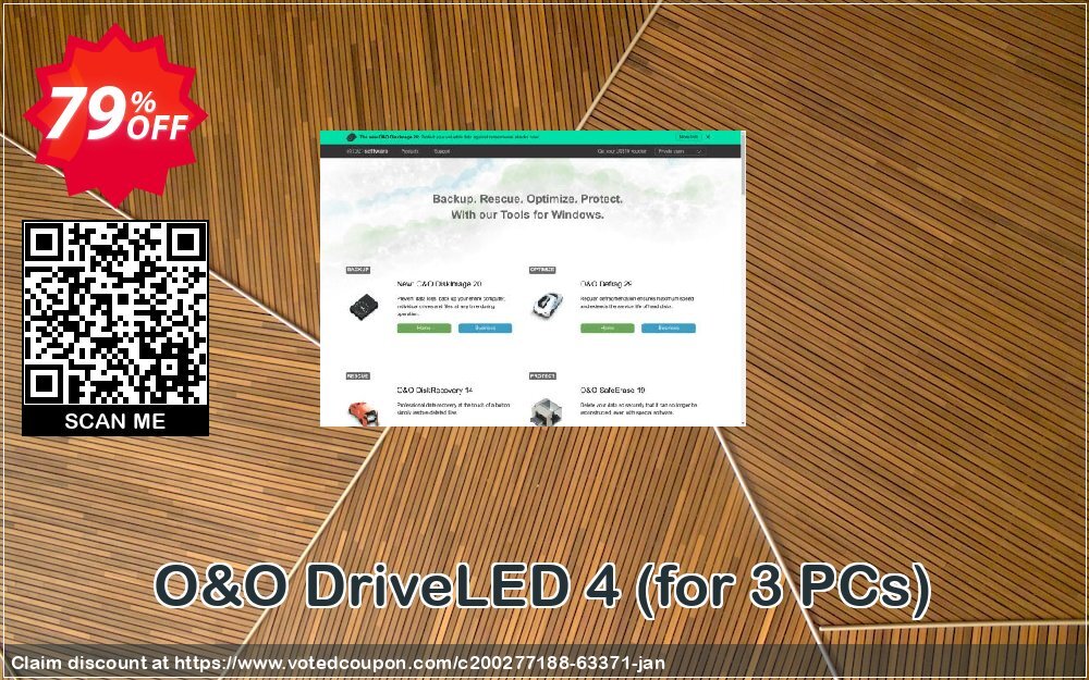 O&O DriveLED 4, for 3 PCs  Coupon Code Apr 2024, 79% OFF - VotedCoupon