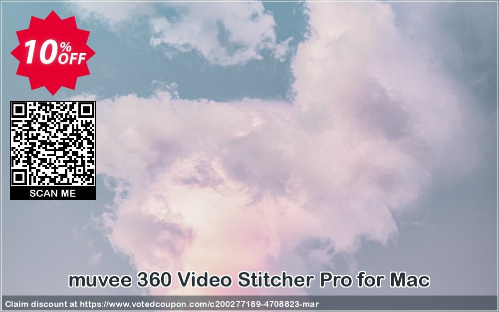 muvee 360 Video Stitcher Pro for MAC Coupon, discount muvee 360 Video Stitcher Pro for Mac Special offer code 2024. Promotion: Special offer code of muvee 360 Video Stitcher Pro for Mac 2024