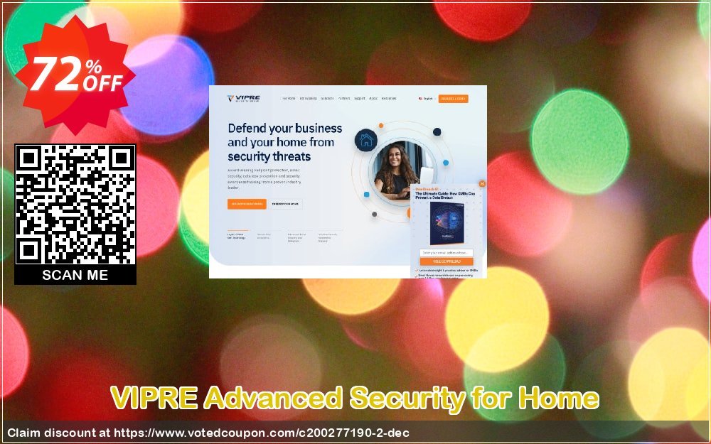 VIPRE Advanced Security for Home Coupon, discount 40% OFF VIPRE Advanced Security for Home 2023. Promotion: Special promotions code of VIPRE Advanced Security for Home, tested in {{MONTH}}