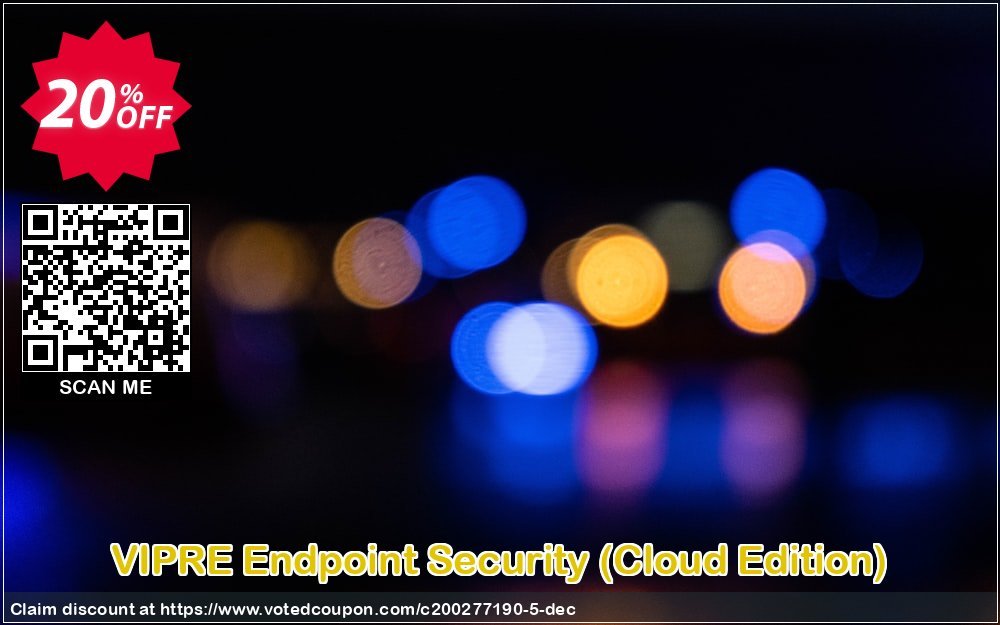 VIPRE Endpoint Security, Cloud Edition  Coupon, discount 20% OFF VIPRE Endpoint Security (Cloud Edition) 2023. Promotion: Special promotions code of VIPRE Endpoint Security (Cloud Edition), tested in {{MONTH}}