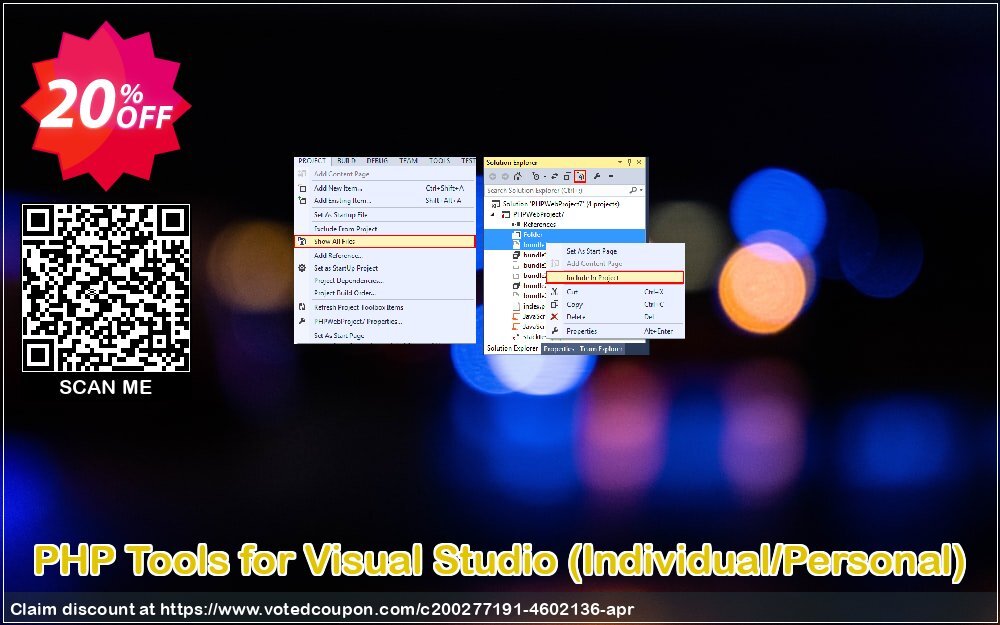 PHP Tools for Visual Studio, Individual/Personal  Coupon Code Apr 2024, 20% OFF - VotedCoupon