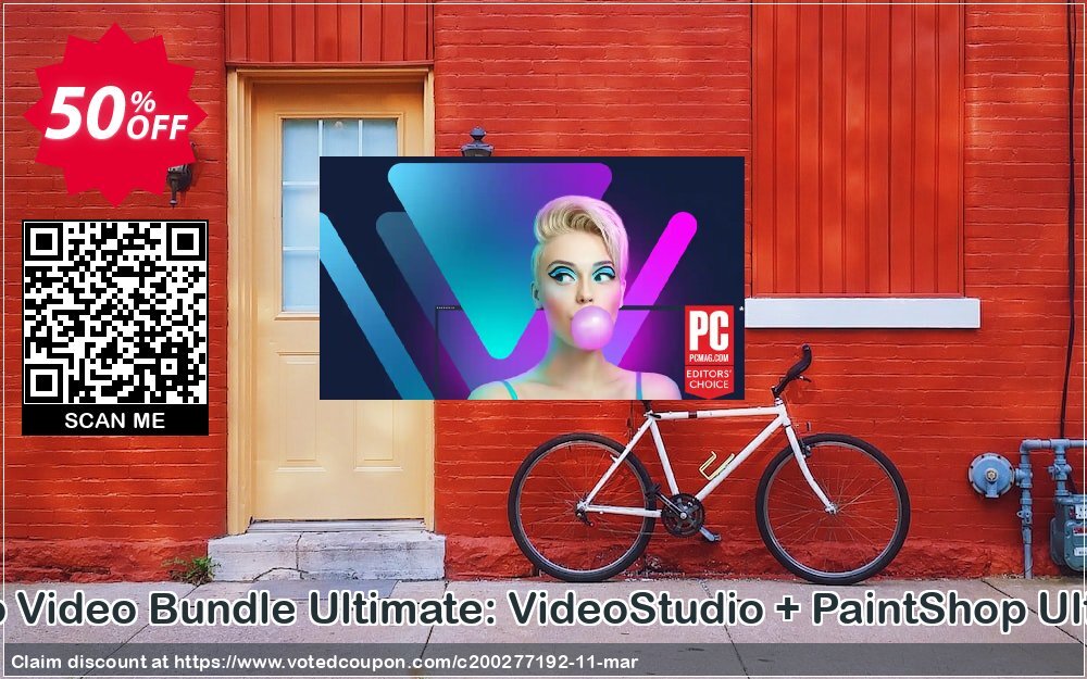 Corel Photo Video Bundle Ultimate: VideoStudio + PaintShop Ultimate 2023 Coupon, discount 50% OFF Corel Photo Video Bundle Ultimate: VideoStudio + PaintShop Ultimate 2024, verified. Promotion: Awesome deals code of Corel Photo Video Bundle Ultimate: VideoStudio + PaintShop Ultimate 2024, tested & approved