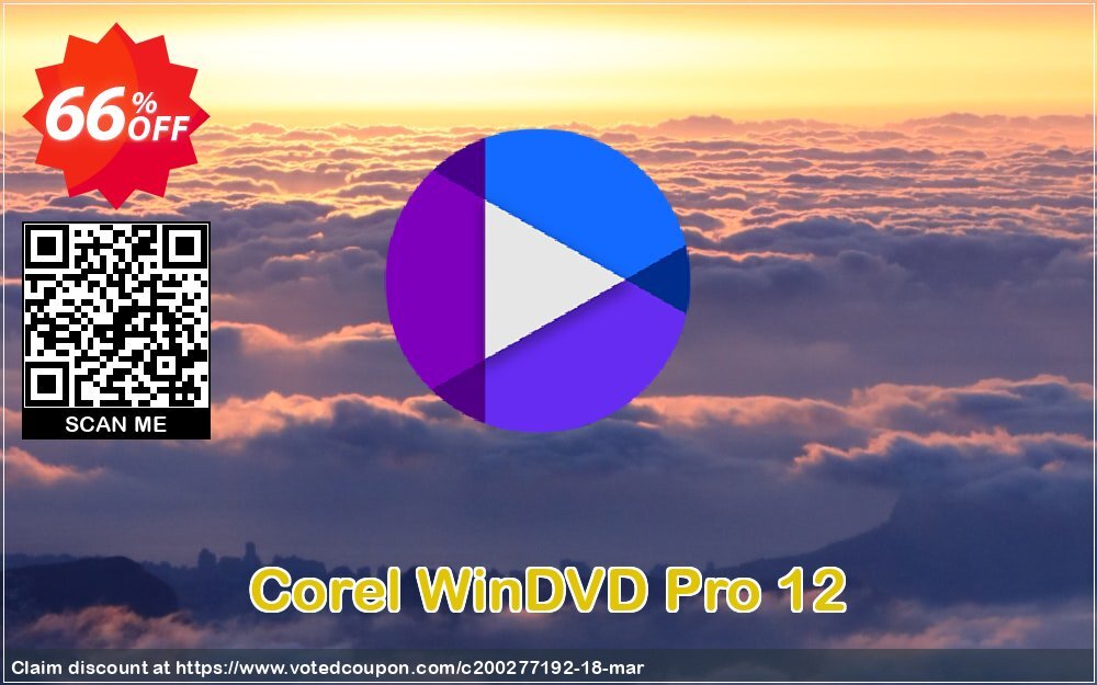 Corel WinDVD Pro 12 Coupon, discount Offer: Up to 52% Off on Pinnacle products. Promotion: Awesome deals code of Corel WinDVD Pro 12, tested & approved
