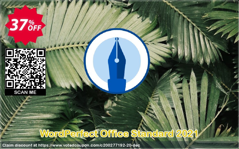 WordPerfect Office Standard 2021 Coupon, discount 25% OFF WordPerfect Office Standard 2020, verified. Promotion: Awesome deals code of WordPerfect Office Standard 2020, tested & approved