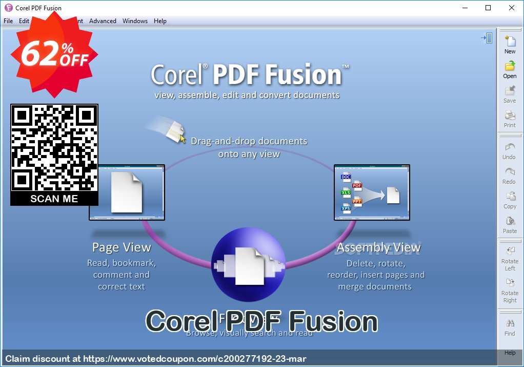 Corel PDF Fusion Coupon, discount 62% OFF Corel PDF Fusion 2024. Promotion: Awesome deals code of Corel PDF Fusion, tested in {{MONTH}}