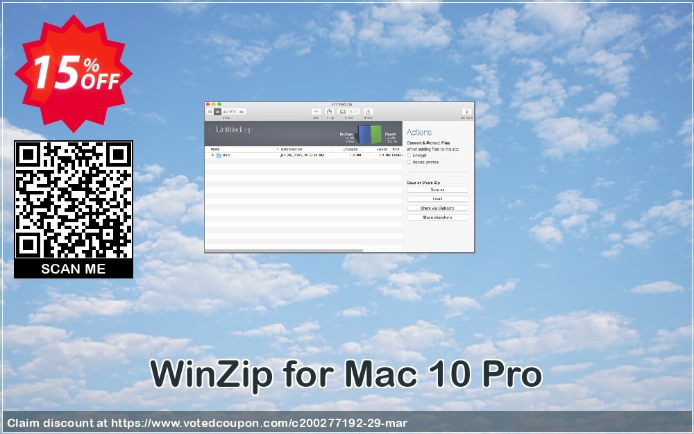 WinZip for MAC 10 Pro Coupon, discount 10% OFF WinZip for Mac 7 Pro 2024. Promotion: Awesome deals code of WinZip for Mac 7 Pro, tested in {{MONTH}}