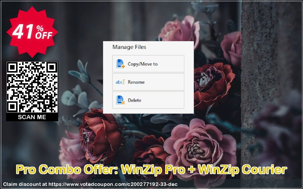 Pro Combo Offer: WinZip Pro + WinZip Courier Coupon Code Oct 2023, 41% OFF - VotedCoupon