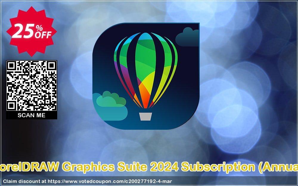 CorelDRAW Graphics Suite 2023 Subscription, Annual  Coupon Code Sep 2023, 25% OFF - VotedCoupon
