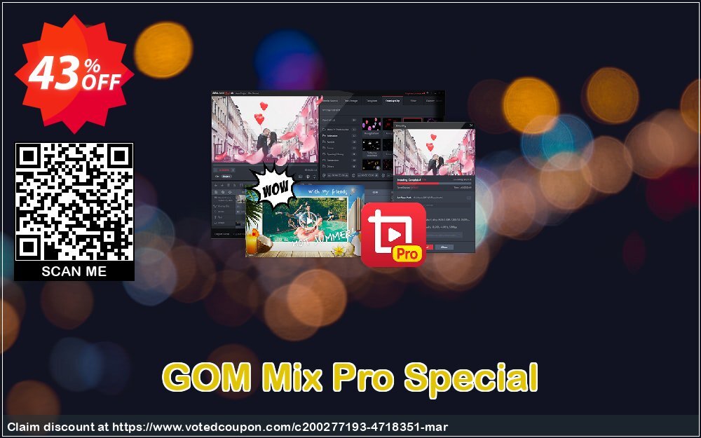 GOM Mix Pro Special Coupon, discount 43% OFF GOM Mix Pro Special Dec 2024. Promotion: Wonderful offer code of GOM Mix Pro Special, tested in December 2024