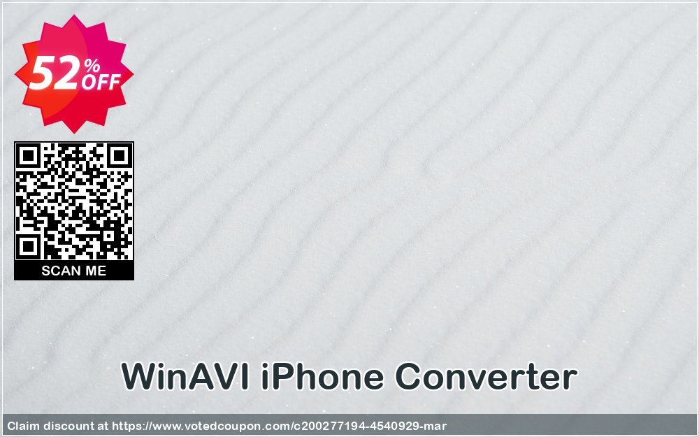 WinAVI iPhone Converter Coupon Code Apr 2024, 52% OFF - VotedCoupon