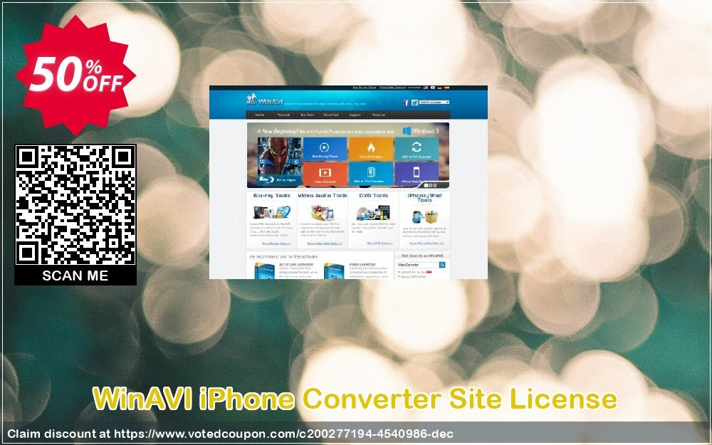 WinAVI iPhone Converter Site Plan Coupon, discount WinAVI iPhone Converter Site License Fearsome discounts code 2023. Promotion: Awful promo code of WinAVI iPhone Converter Site License 2023