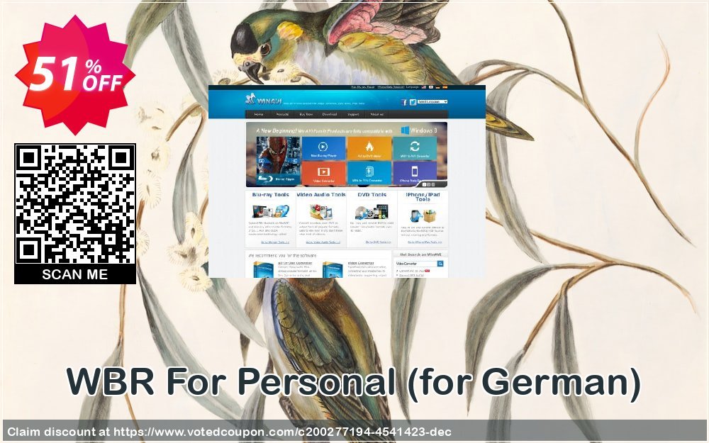 WBR For Personal, for German  Coupon, discount WBR For Personal (for German) Fearsome deals code 2023. Promotion: Awful sales code of WBR For Personal (for German) 2023