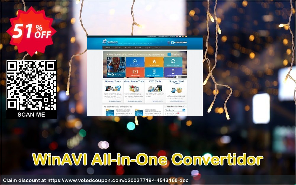 WinAVI All-in-One Convertidor Coupon, discount WinAVI All-in-One Convertidor Marvelous offer code 2023. Promotion: Marvelous offer code of WinAVI All-in-One Convertidor 2023