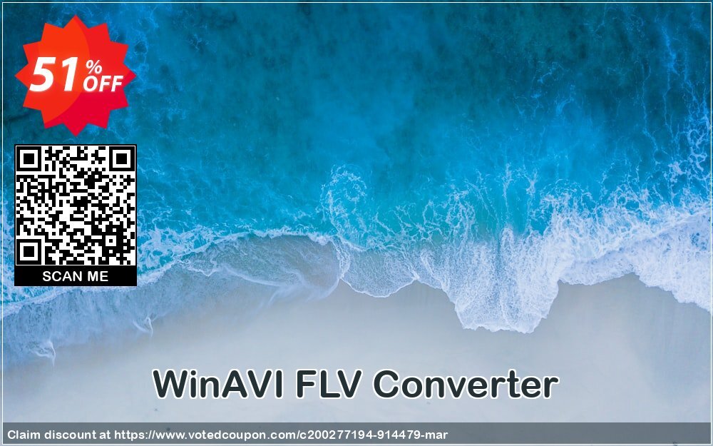 WinAVI FLV Converter Coupon, discount WinAVI FLV Converter Dreaded deals code 2024. Promotion: Dreaded deals code of WinAVI FLV Converter 2024