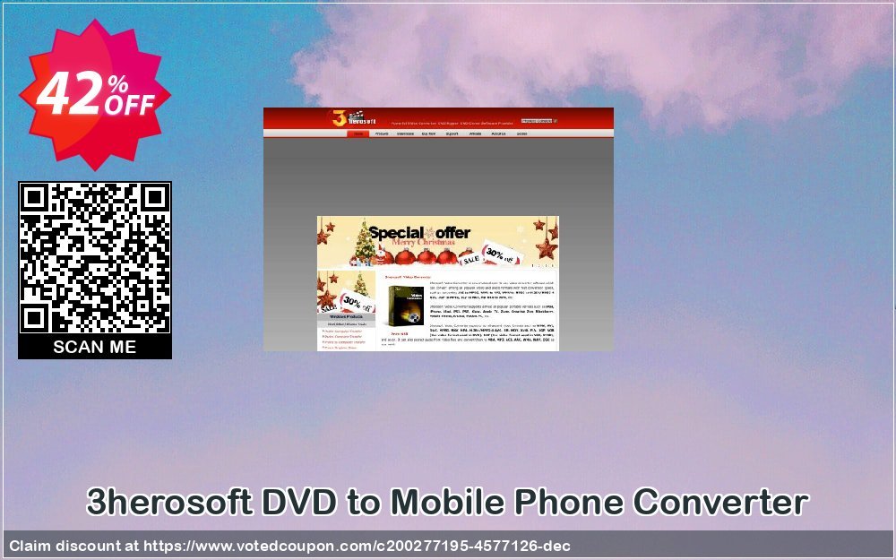 3herosoft DVD to Mobile Phone Converter Coupon Code Apr 2024, 42% OFF - VotedCoupon