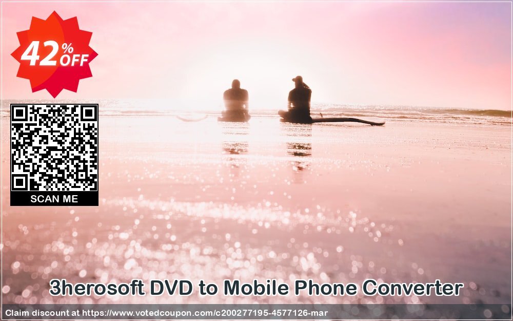 3herosoft DVD to Mobile Phone Converter Coupon Code Apr 2024, 42% OFF - VotedCoupon