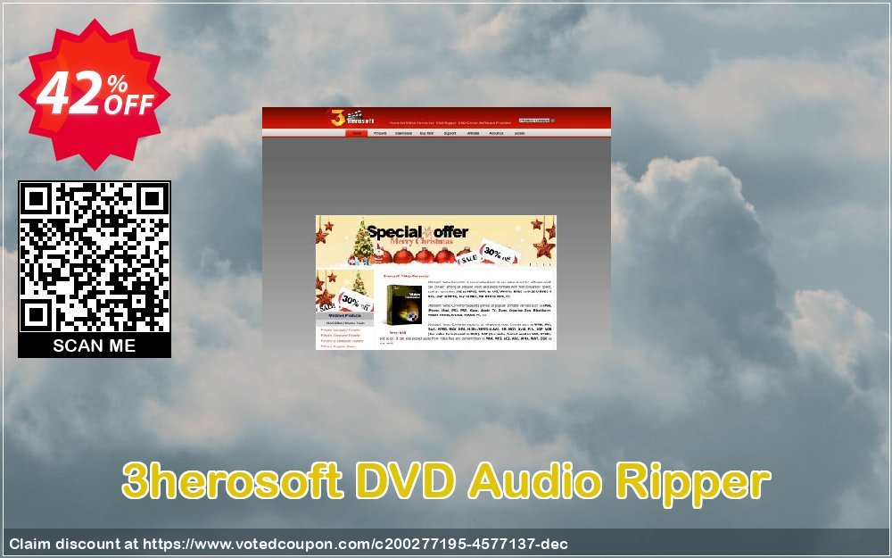3herosoft DVD Audio Ripper Coupon Code Apr 2024, 42% OFF - VotedCoupon
