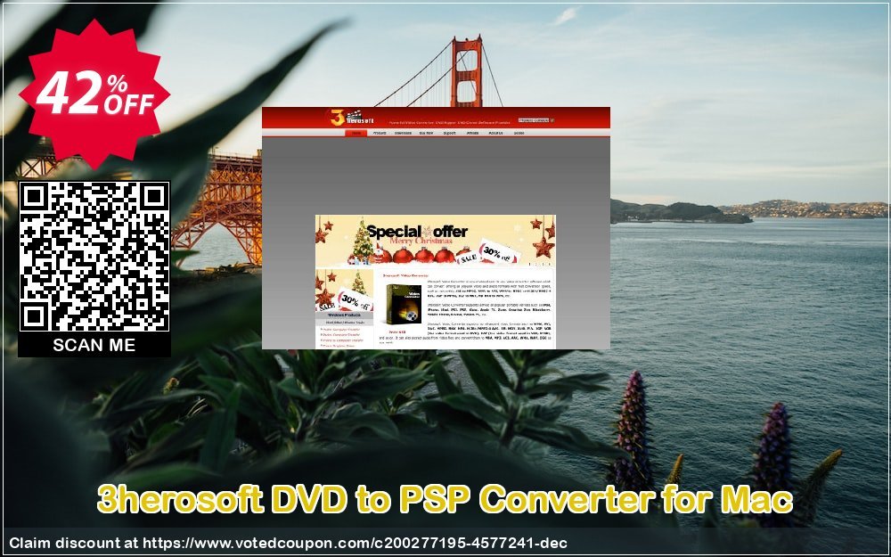 3herosoft DVD to PSP Converter for MAC Coupon, discount 3herosoft DVD to PSP Converter for Mac Amazing sales code 2023. Promotion: Amazing sales code of 3herosoft DVD to PSP Converter for Mac 2023