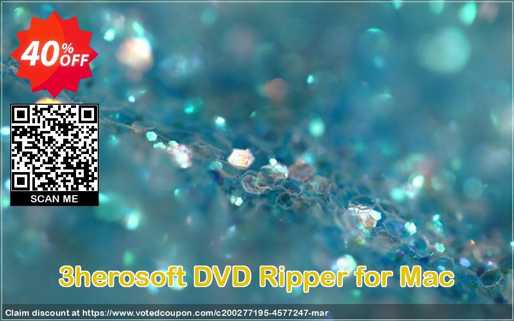 3herosoft DVD Ripper for MAC Coupon, discount 3herosoft DVD Ripper for Mac Exclusive promotions code 2024. Promotion: Exclusive promotions code of 3herosoft DVD Ripper for Mac 2024