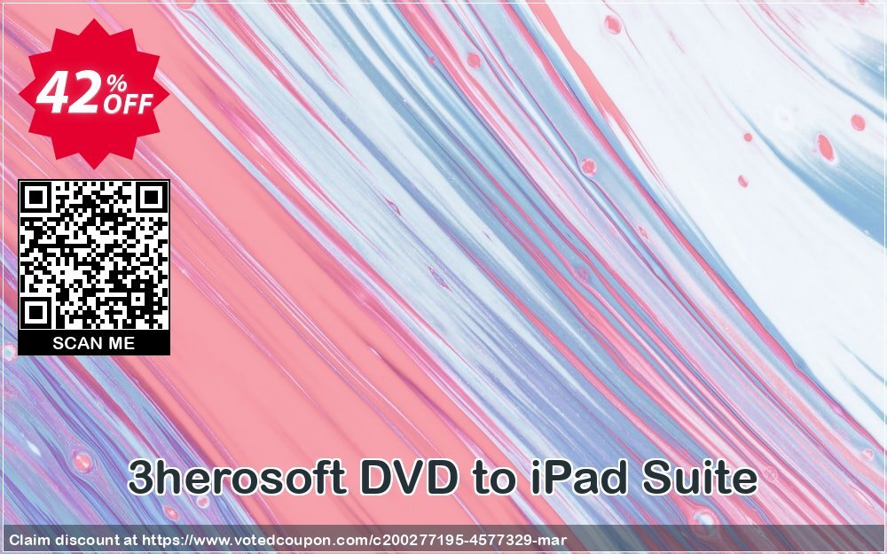 3herosoft DVD to iPad Suite Coupon Code Apr 2024, 42% OFF - VotedCoupon