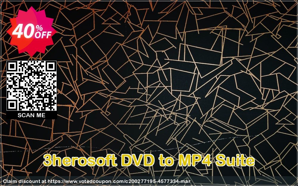 3herosoft DVD to MP4 Suite Coupon Code May 2024, 40% OFF - VotedCoupon