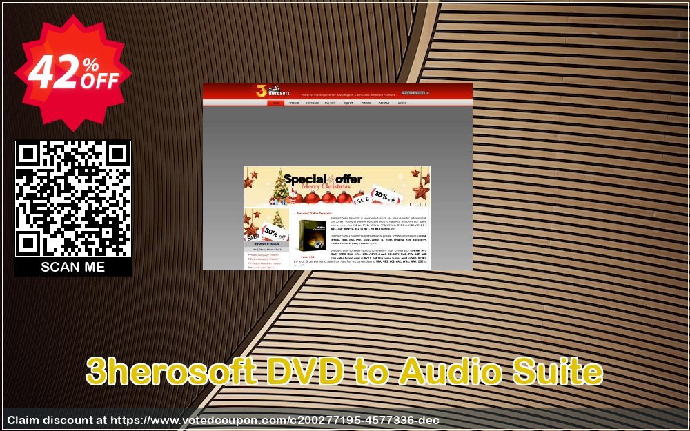 3herosoft DVD to Audio Suite Coupon, discount 3herosoft DVD to Audio Suite Big promo code 2024. Promotion: Big promo code of 3herosoft DVD to Audio Suite 2024