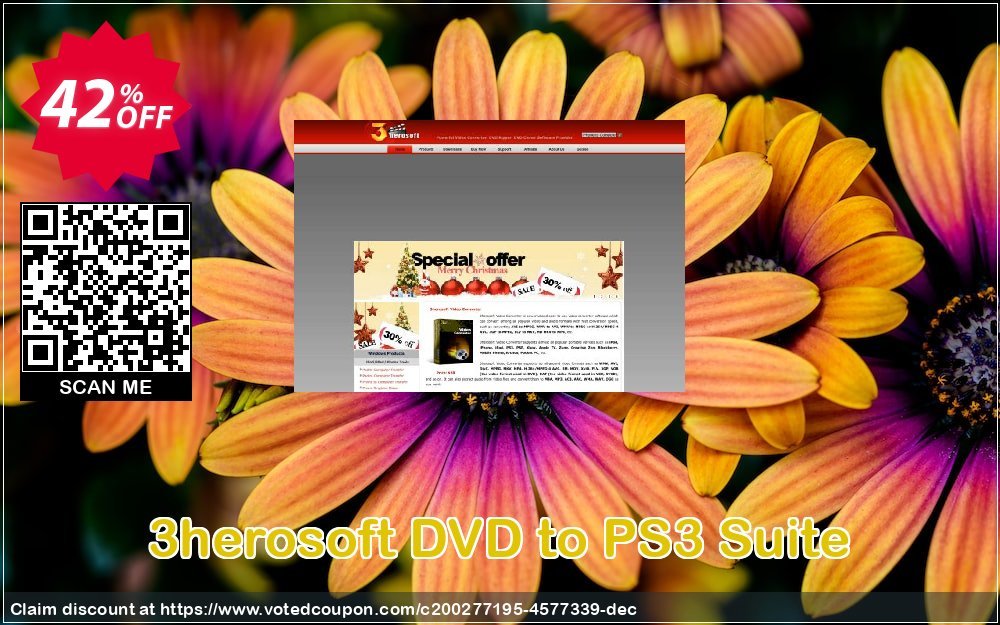 3herosoft DVD to PS3 Suite Coupon, discount 3herosoft DVD to PS3 Suite Exclusive sales code 2024. Promotion: Exclusive sales code of 3herosoft DVD to PS3 Suite 2024