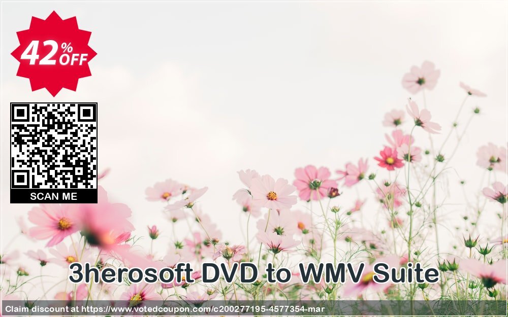 3herosoft DVD to WMV Suite Coupon Code Apr 2024, 42% OFF - VotedCoupon