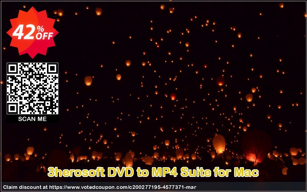 3herosoft DVD to MP4 Suite for MAC Coupon Code May 2024, 42% OFF - VotedCoupon