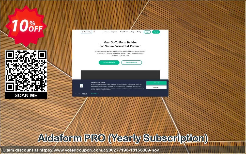 Aidaform PRO, Yearly Subscription  Coupon, discount Aidaform PRO - Yearly Subscription Imposing discounts code 2023. Promotion: Imposing discounts code of Aidaform PRO - Yearly Subscription 2023