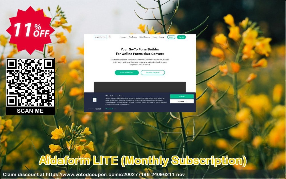 Aidaform LITE, Monthly Subscription  Coupon, discount Aidaform LITE - Monthly Subscription Big deals code 2023. Promotion: Big deals code of Aidaform LITE - Monthly Subscription 2023