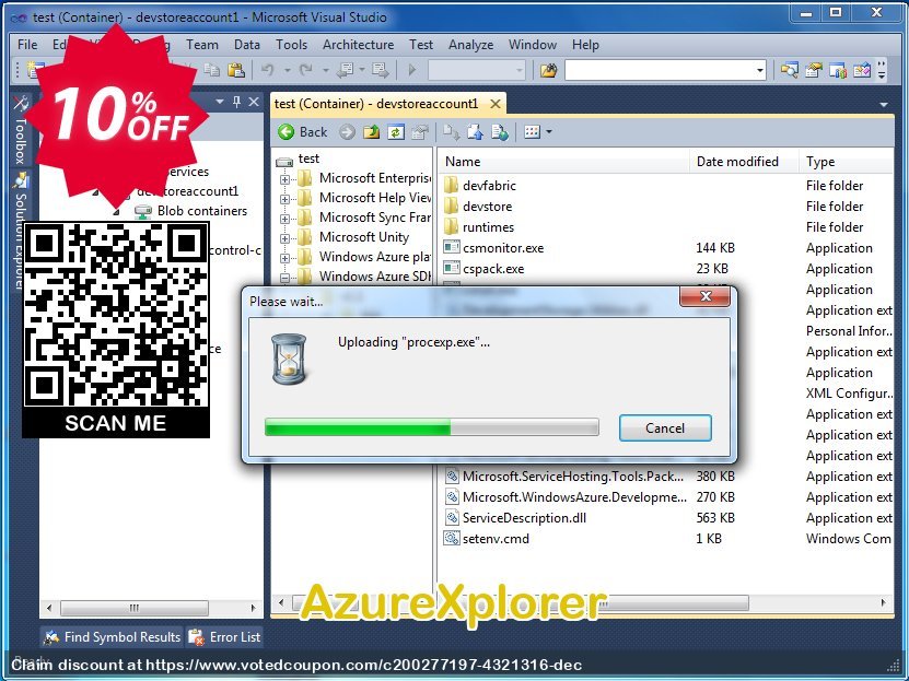 AzureXplorer Coupon, discount AzureXplorer Best deals code 2023. Promotion: Best deals code of AzureXplorer 2023