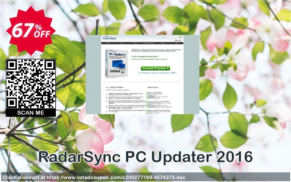 RadarSync PC Updater 2016 Coupon, discount RadarSync PC Updater 2016 Impressive offer code 2024. Promotion: Impressive offer code of RadarSync PC Updater 2016 2024