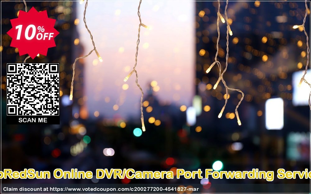 upRedSun Online DVR/Camera Port Forwarding Service Coupon Code May 2024, 10% OFF - VotedCoupon