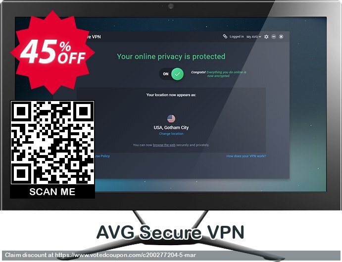 AVG Secure VPN Coupon, discount 32% OFF AVG Secure VPN 2024. Promotion: Marvelous promotions code of AVG Secure VPN, tested in {{MONTH}}