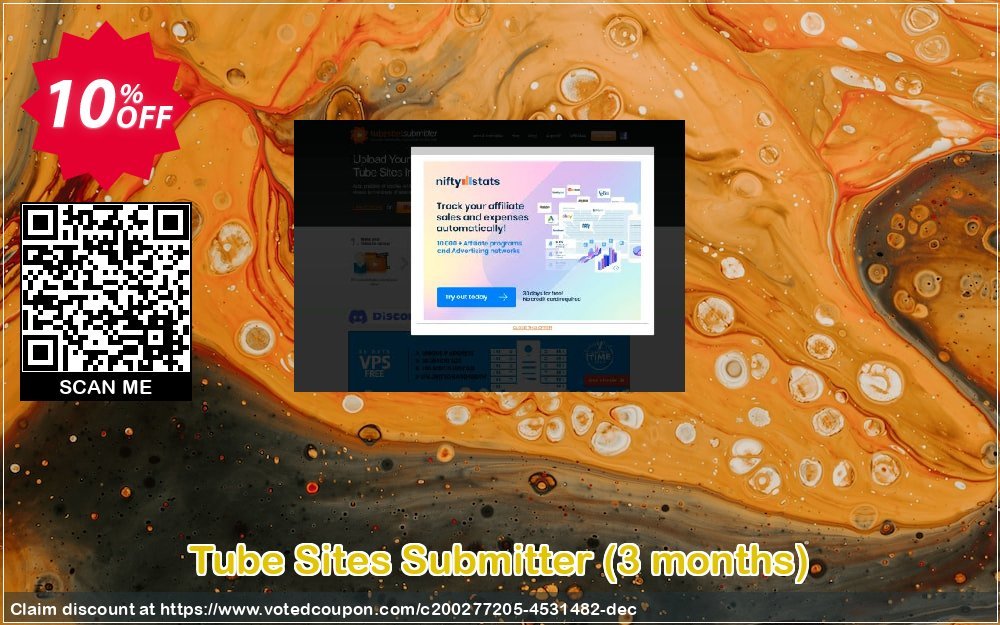 Tube Sites Submitter, 3 months  Coupon, discount Tube Sites Submitter Excellent sales code 2023. Promotion: Dreaded promotions code of Tube Sites Submitter 2023