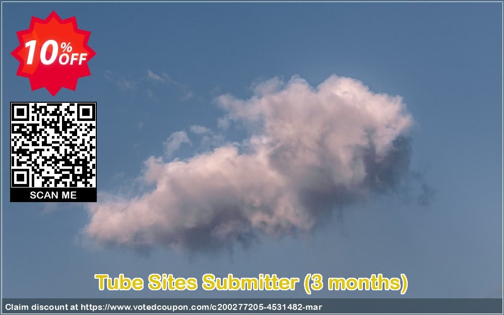 Get 10% OFF Tube Sites Submitter, 3 months  Coupon