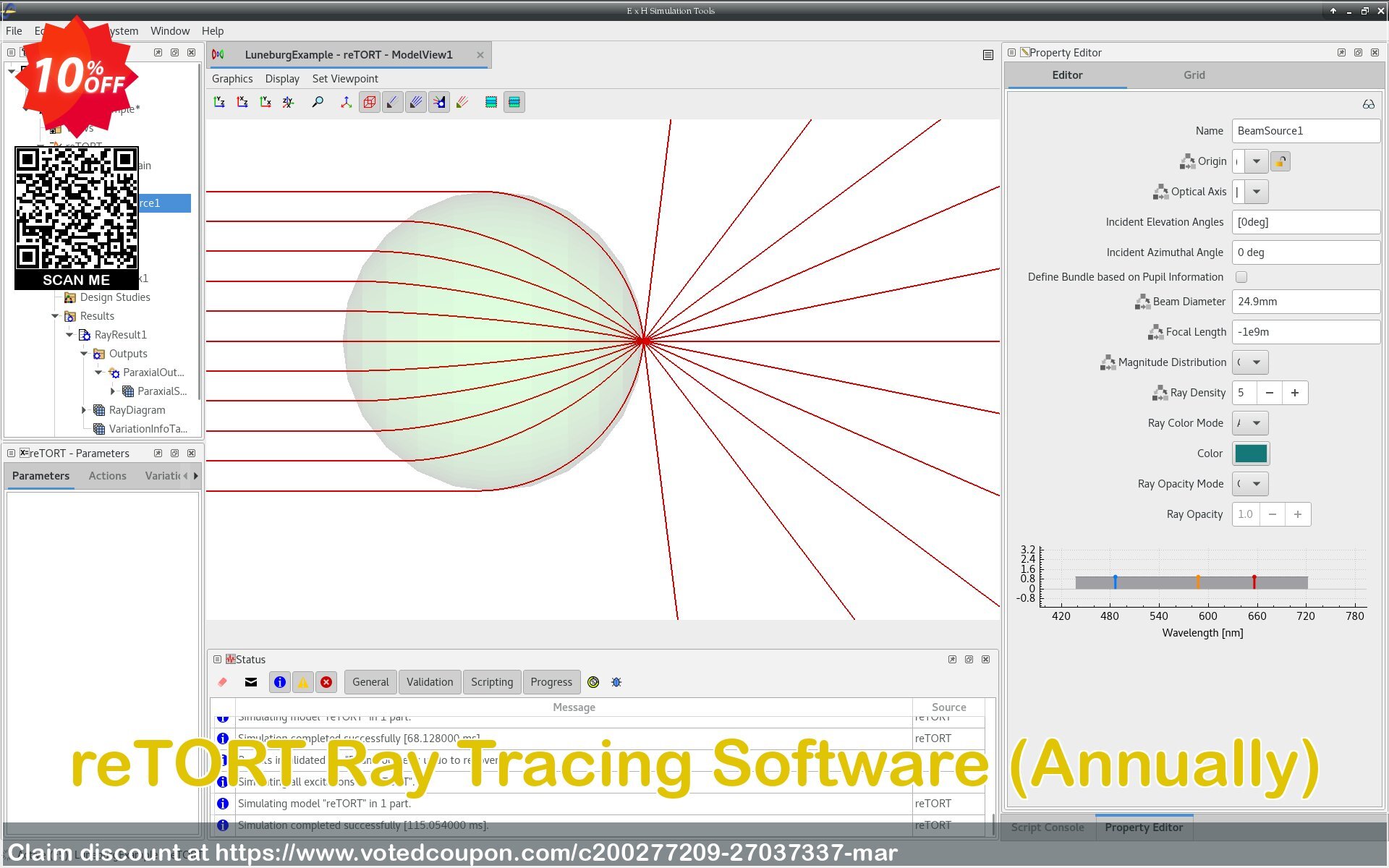 reTORT Ray Tracing Software, Annually  Coupon Code May 2024, 10% OFF - VotedCoupon