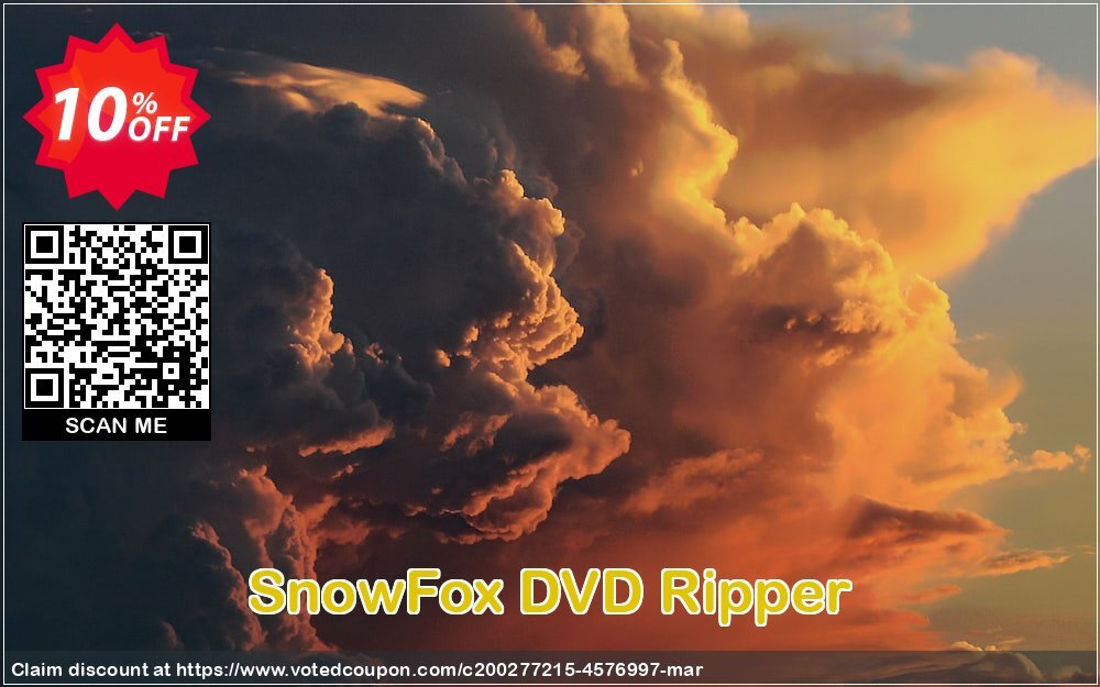 SnowFox DVD Ripper Coupon, discount SnowFox DVD Ripper Fearsome deals code 2024. Promotion: Fearsome deals code of SnowFox DVD Ripper 2024