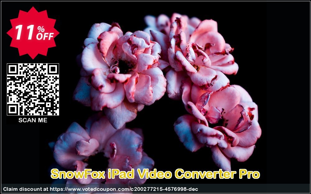 SnowFox iPad Video Converter Pro Coupon, discount SnowFox iPad Video Converter Pro Dreaded offer code 2023. Promotion: Dreaded offer code of SnowFox iPad Video Converter Pro 2023