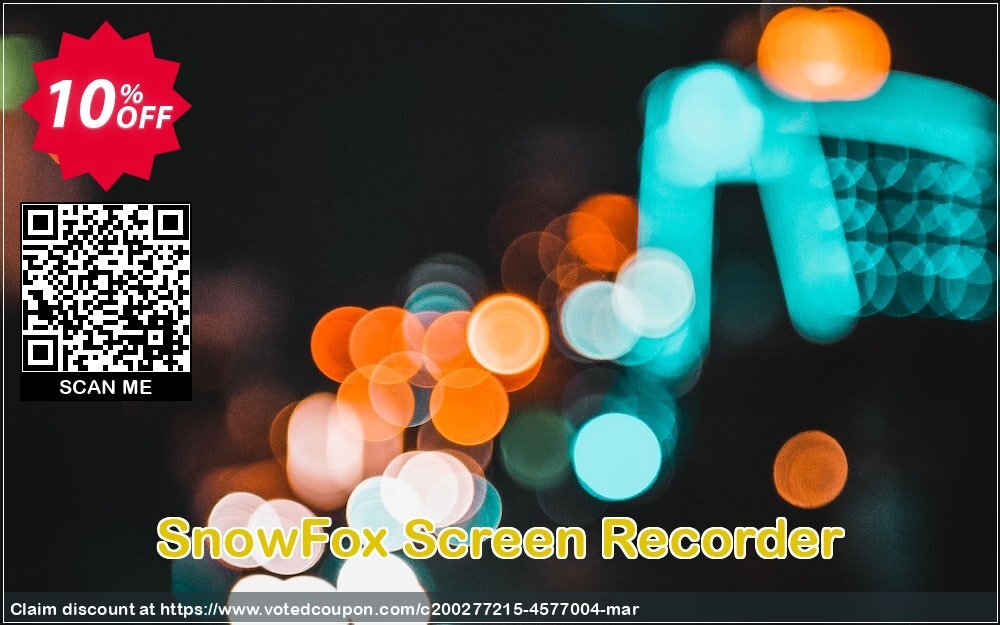 SnowFox Screen Recorder Coupon Code Apr 2024, 10% OFF - VotedCoupon