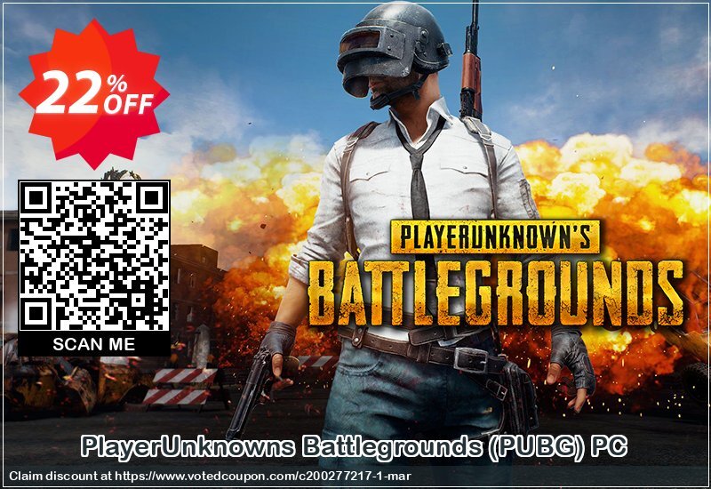 PlayerUnknowns Battlegrounds, PUBG PC Coupon Code Apr 2024, 22% OFF - VotedCoupon