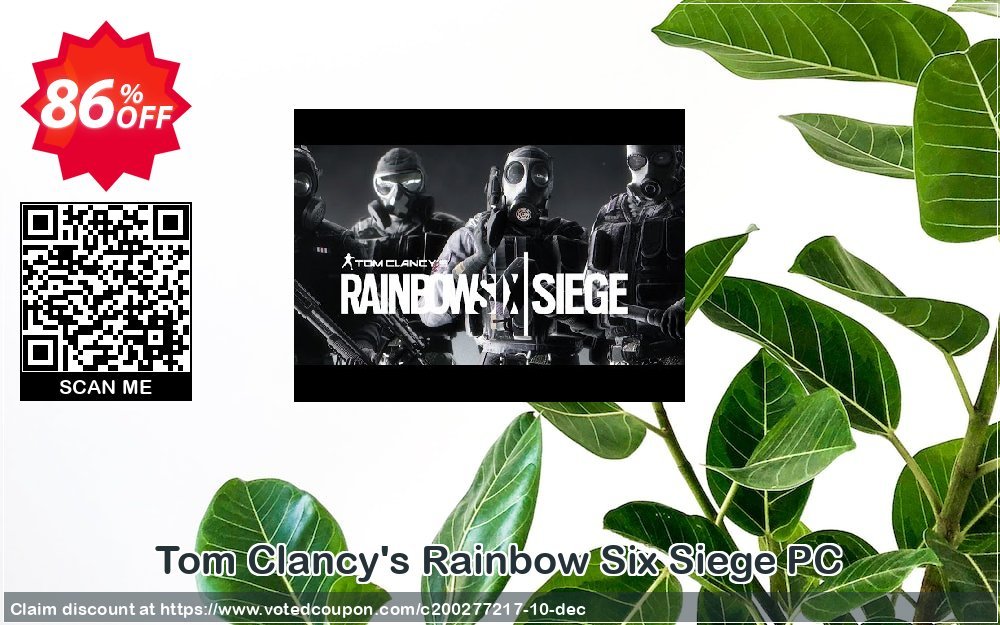 Tom Clancy's Rainbow Six Siege PC Coupon Code Apr 2024, 86% OFF - VotedCoupon