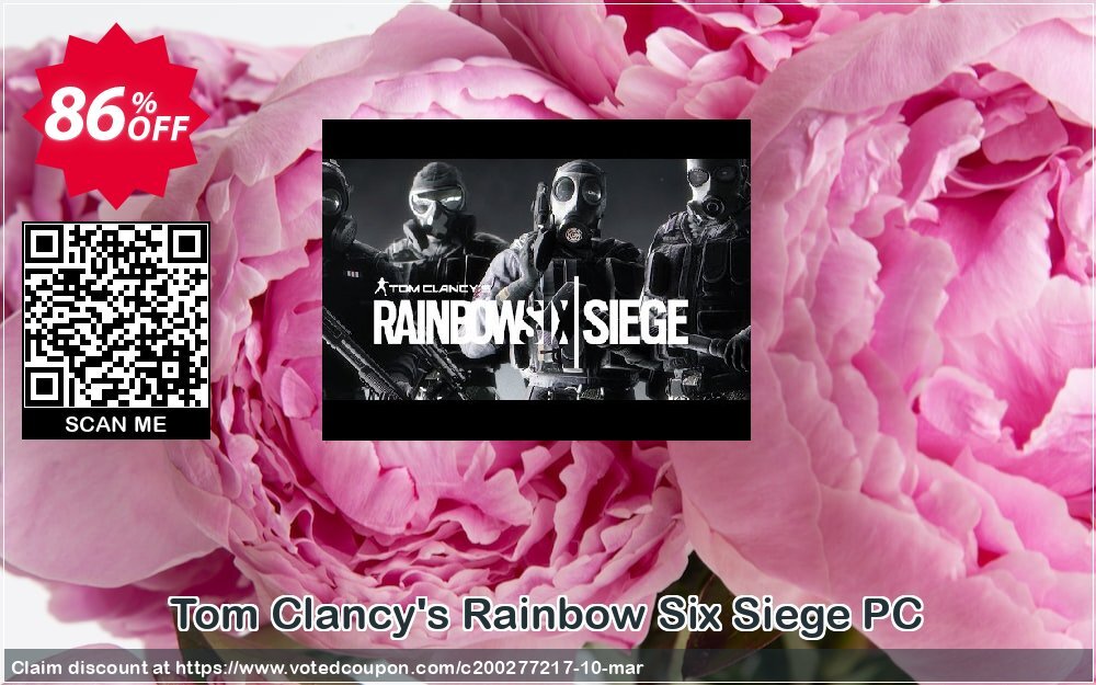 Tom Clancy's Rainbow Six Siege PC Coupon, discount Tom Clancy's Rainbow Six Siege PC Deal. Promotion: Tom Clancy's Rainbow Six Siege PC Exclusive offer 