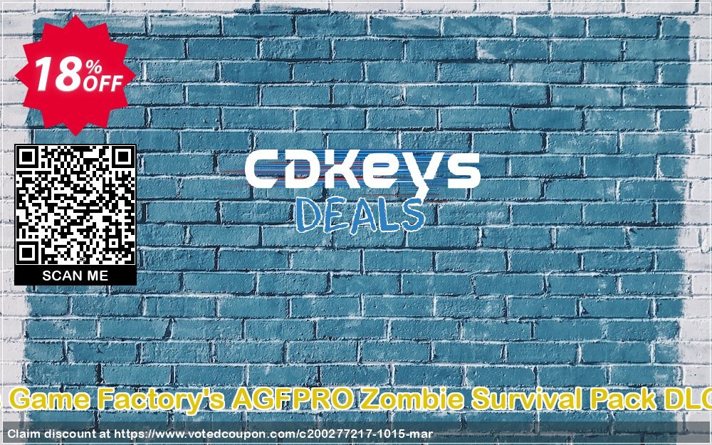 Axis Game Factory's AGFPRO Zombie Survival Pack DLC PC Coupon, discount Axis Game Factory's AGFPRO Zombie Survival Pack DLC PC Deal. Promotion: Axis Game Factory's AGFPRO Zombie Survival Pack DLC PC Exclusive offer 