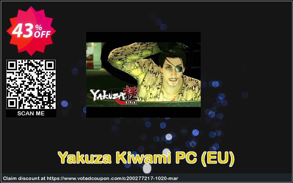 Yakuza Kiwami PC, EU  Coupon Code Apr 2024, 43% OFF - VotedCoupon