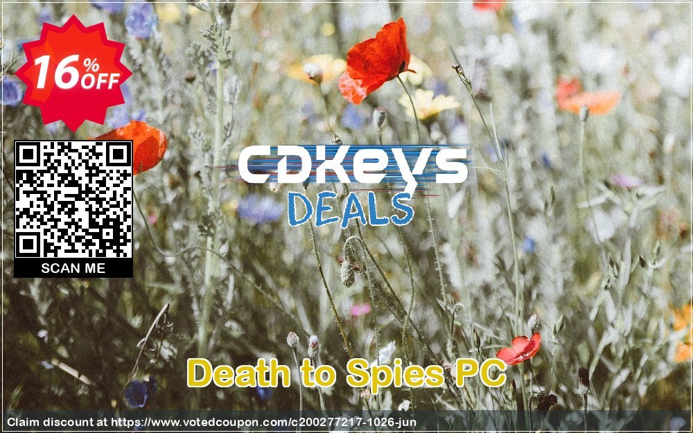 Death to Spies PC Coupon, discount Death to Spies PC Deal. Promotion: Death to Spies PC Exclusive offer 