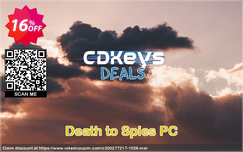 Death to Spies PC Coupon Code May 2024, 16% OFF - VotedCoupon