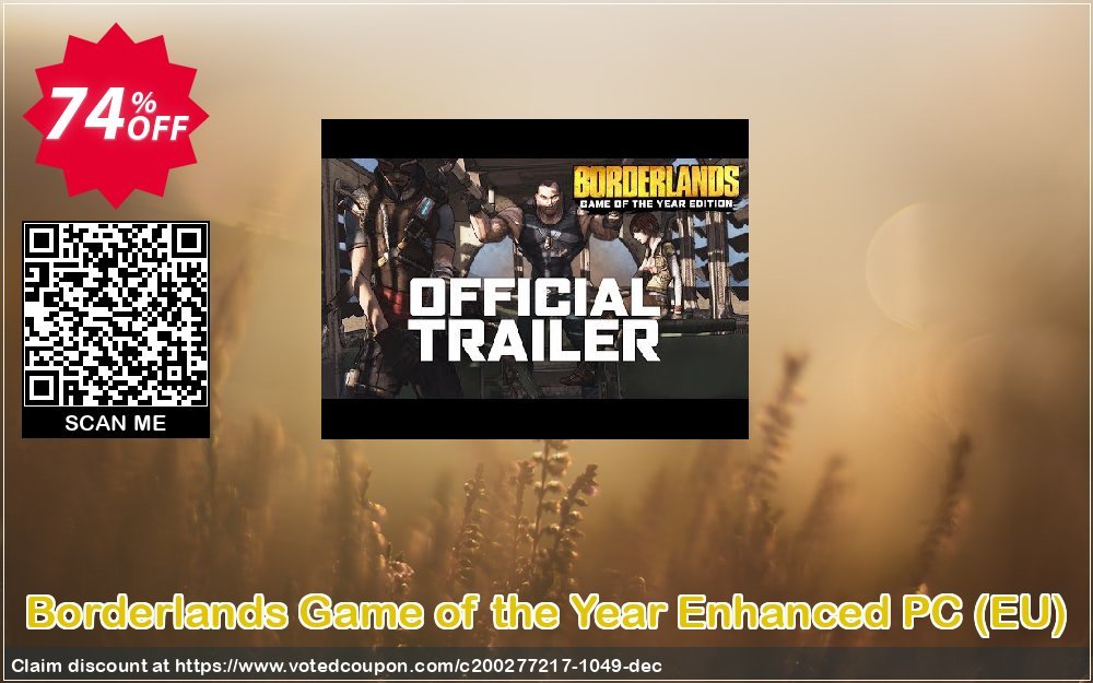 Borderlands Game of the Year Enhanced PC, EU  Coupon Code Apr 2024, 74% OFF - VotedCoupon