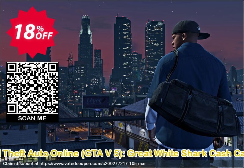 Grand Theft Auto Online, GTA V 5 : Great White Shark Cash Card PC Coupon Code Apr 2024, 18% OFF - VotedCoupon